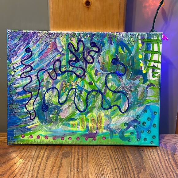 Mixed media artwork - Picture 1 of 9